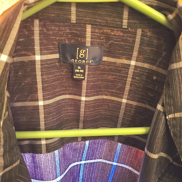 Short sleeved, buttoned down shirt, designed by George dice XL (46-48) - Picture 2 of 3